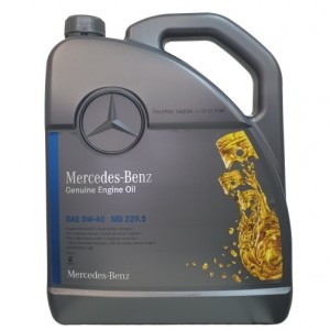 Оригинално масло MB229.5 5W40 Mercedes Benz 5L двигател