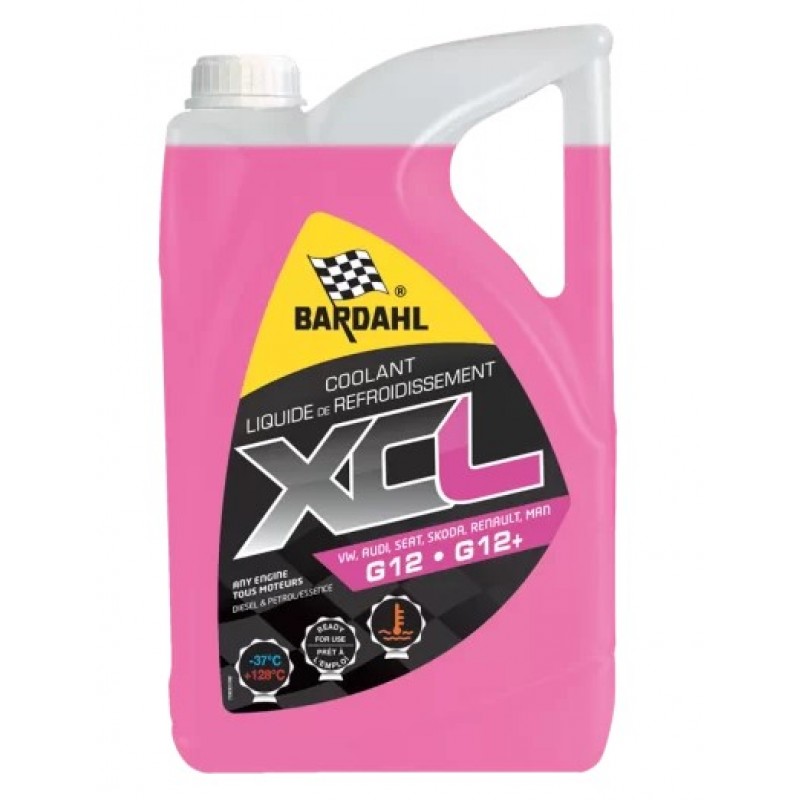 Антифриз XCL G12/G12+ -35°C Bardahl 5L