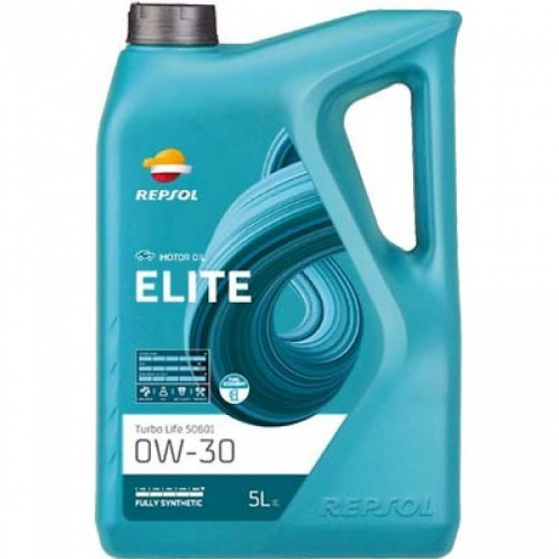 Двигателно масло Repsol Elite TURBO LIFE 50601 0W30 5L