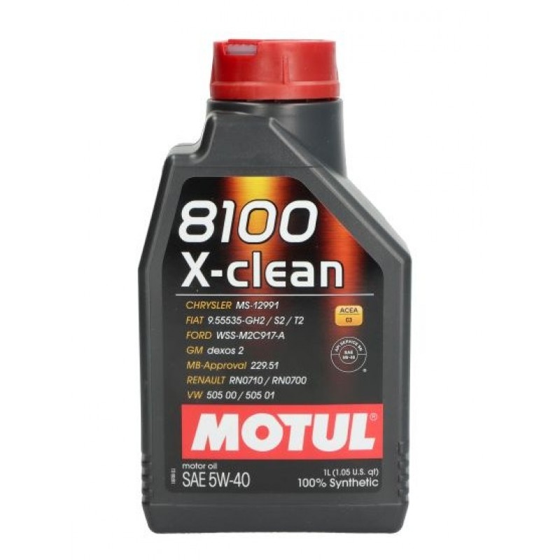 Двигателно масло Motul 8100 X-CLEAN 5W40 C3 1L