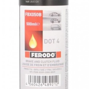 Спирачна течност FBX050B DOT 4 0.5L