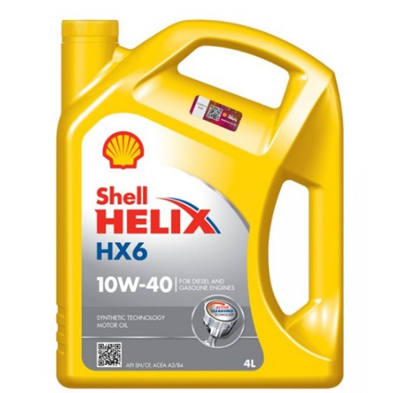 Двигателно масло HELIX HX6 10W40 4L