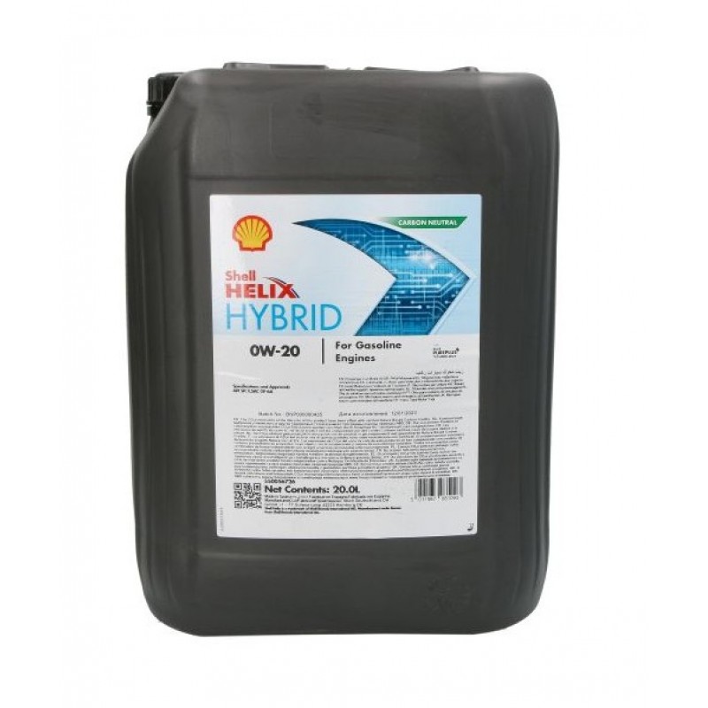 Двигателно масло HELIX HYBRID 0W20 20L