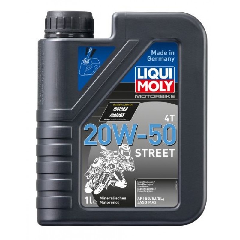 Мото масло LIM1500 20W50 STREET 1L