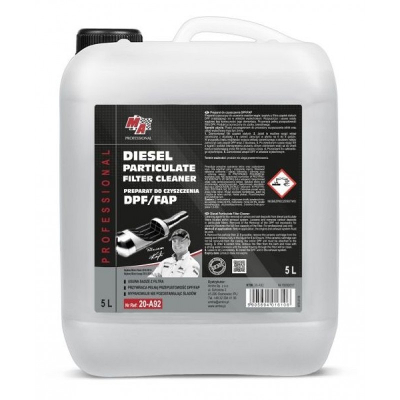 Почистващ препарат за DPF филтри MA 20-A92 5L