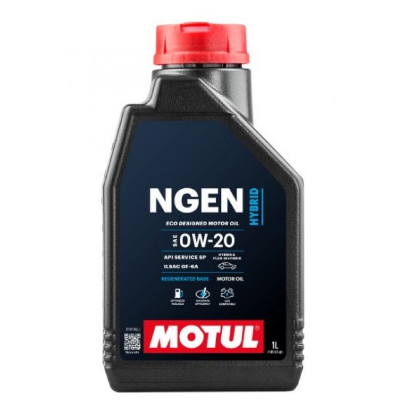 Двигателно масло Motul HYBRID 0W20 1L