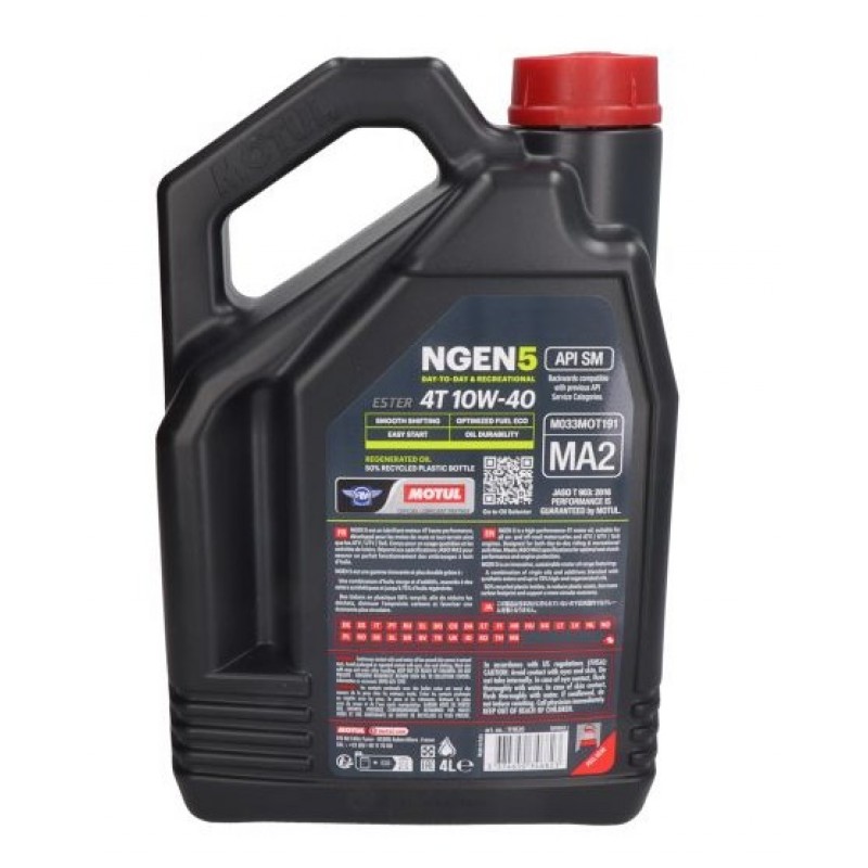 Мото масло NGEN 5 10W40 4T 4L