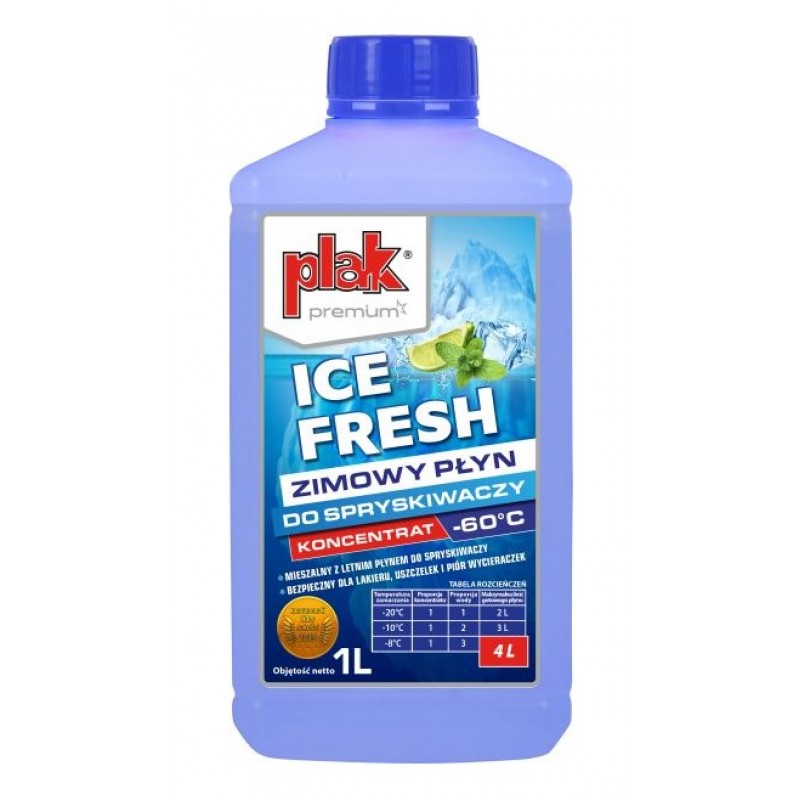 Зимна течност за чистачки PLAK SPRYSK -60 1L