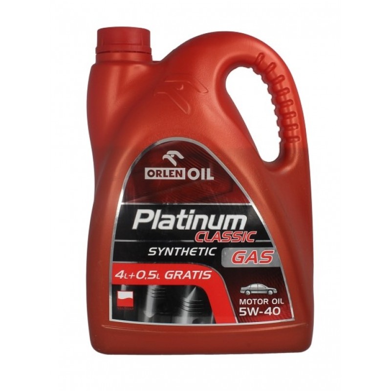 Двигателно масло PLAT CL GAS 5W40 4.5L