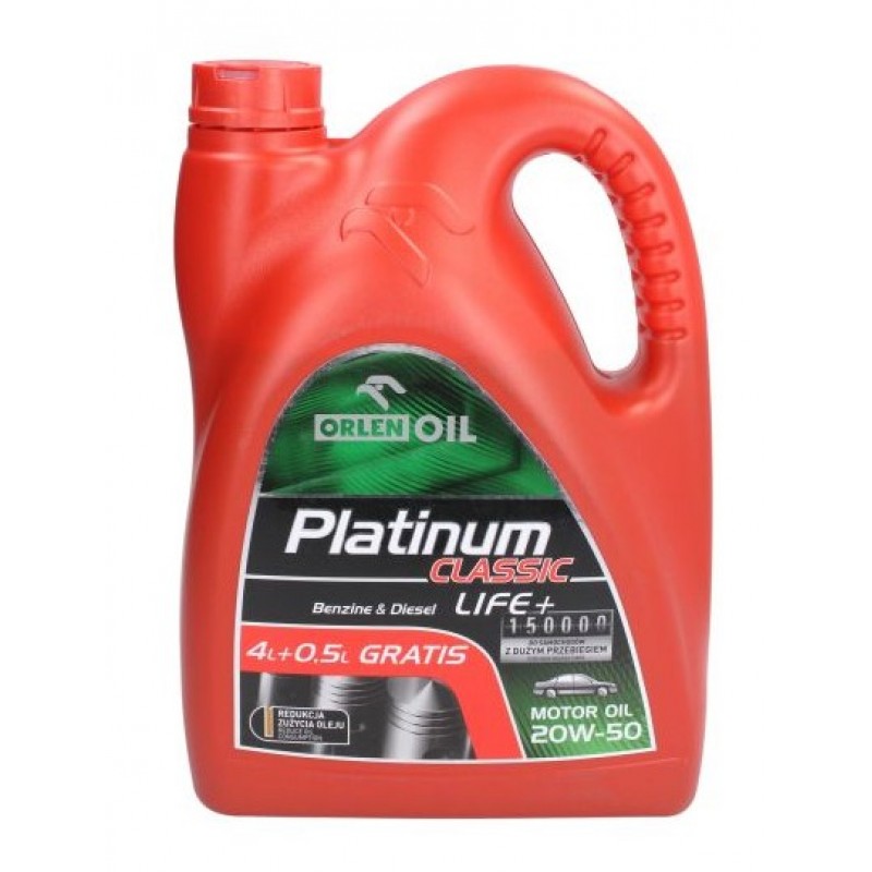 Двигателно масло PLAT CL LIFE+ 20W50 4.5L