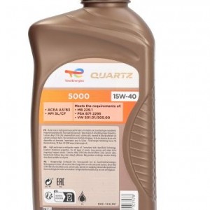 Двигателно масло Total Quartz 5000 15W40 1L