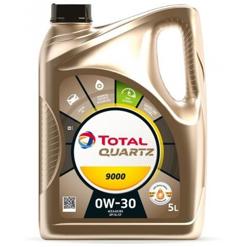 Двигателно масло Total Quartz 9000 0W30 A5/B5 5L