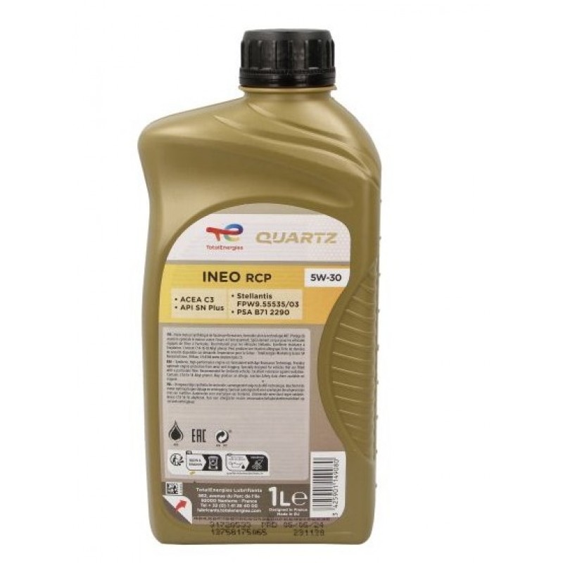 Двигателно масло QUARTZ INEO RCP 5W30 1L