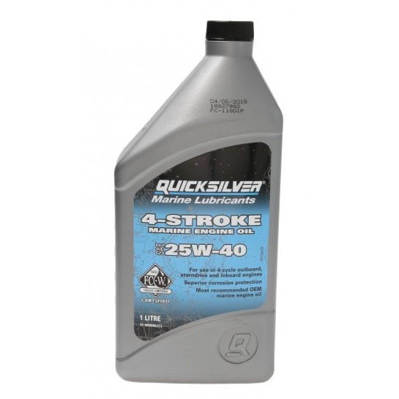 Масло за лодка QUICKSILVER 25W40 MINE 4T 1L