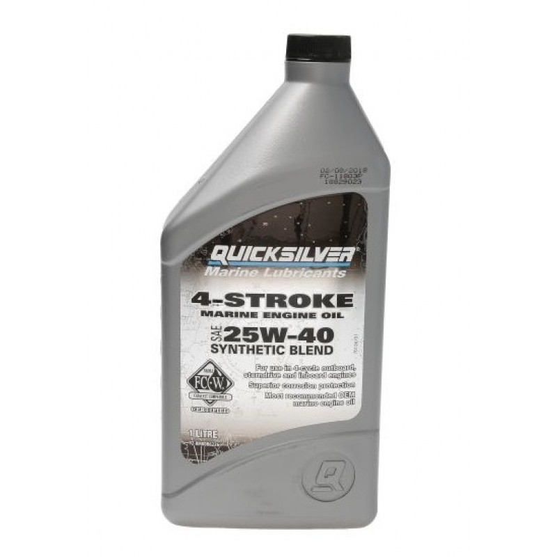 Масло за лодка QUICKSILVER 25W40 SYNT 4T 1L