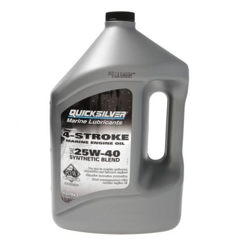 Масло за лодка QUICKSILVER 25W40 SYNT 4T 4L