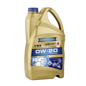 Двигателно масло Ravenol VSE 0W20 4L