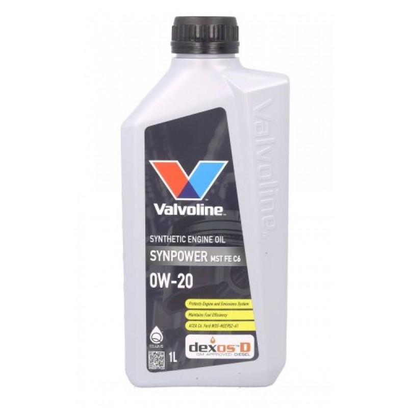 Двигателно масло SYNPOWER FE C6 0W20 1L