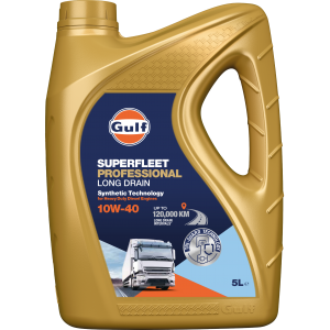 Двигателно масло Gulf Superfleet Professional Long Drain 10W40 5L