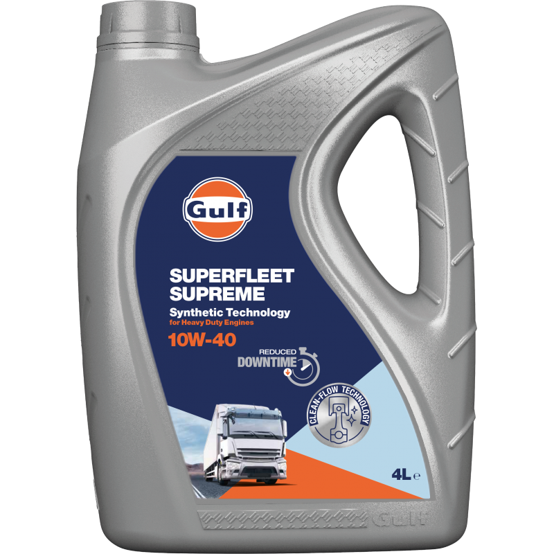 Двигателно масло Gulf Superfleet Supreme 10W40 4L