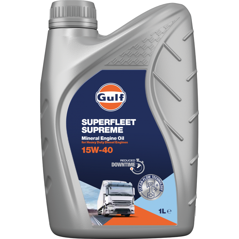 Двигателно масло Gulf Superfleet Supreme 15W40 1L