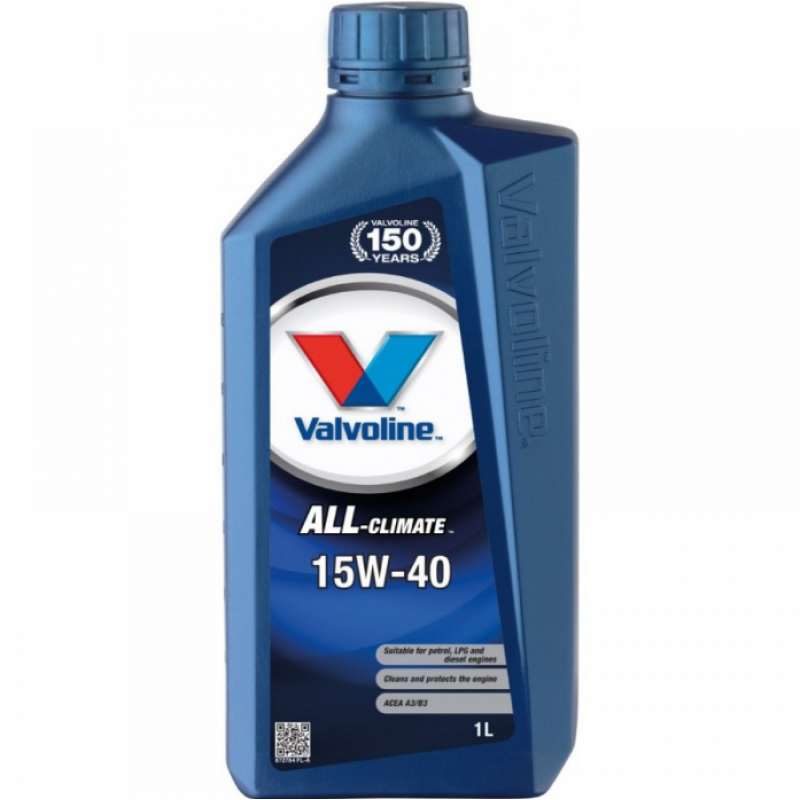 Двигателно масло Valvoline ALL CLIMATE 15W40 1L