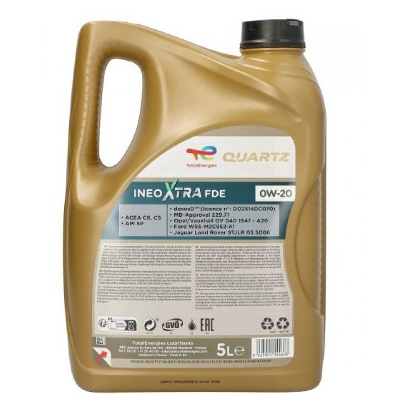 Двигателно масло XTRA FDE 0W20 5L