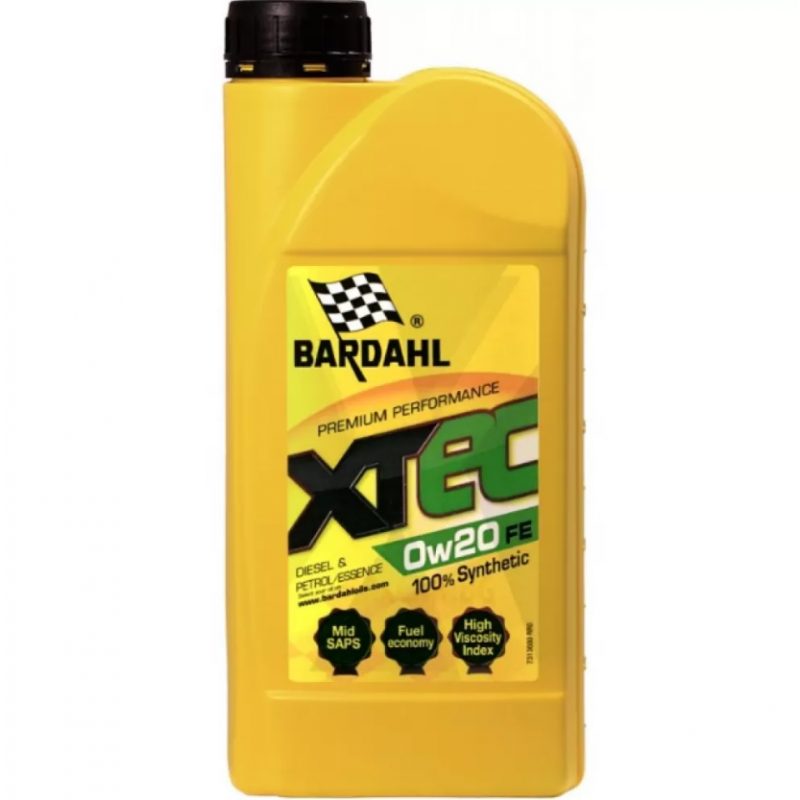 Двигателно масло Bardahl XTEC 0W20 1L