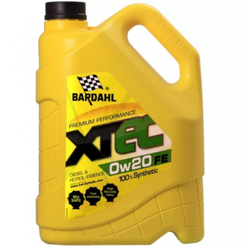 Двигателно масло Bardahl XTEC 0W20 5L
