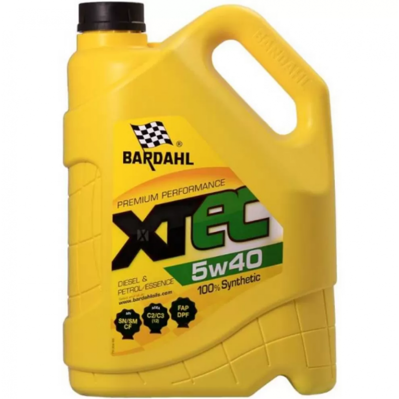 Двигателно масло Bardahl XTEC 5W40 5L