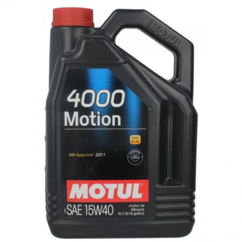 Двигателно масло Motul 4000 MOTION 15W40 5L