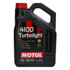 Двигателно масло Motul 4100 TURBOLIGHT 10W40 5L