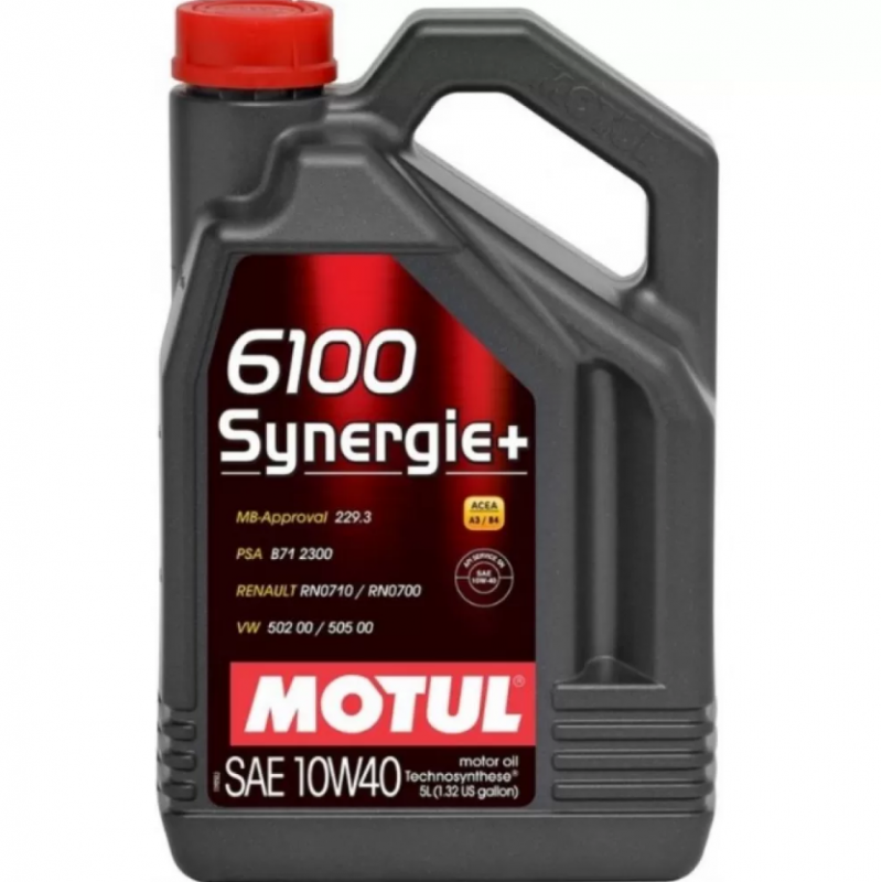 Двигателно масло Motul 6100 SYNERGIE+ 10W40 5L