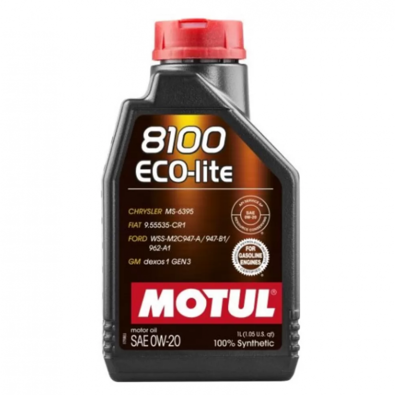 Двигателно масло Motul 8100 ECO-LITE 0W20 1L