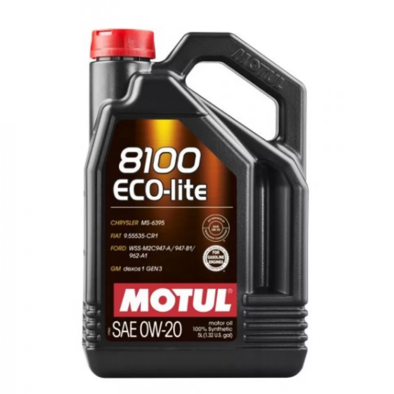Двигателно масло Motul 8100 ECO-LITE 0W20 5L