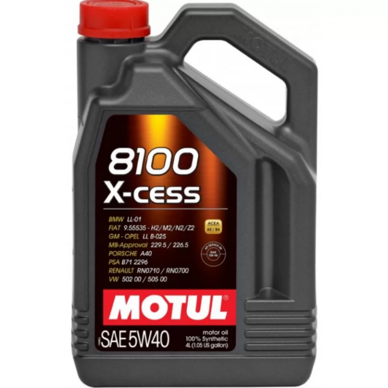 Двигателно масло Motul 8100 X-CESS 5W40 4L