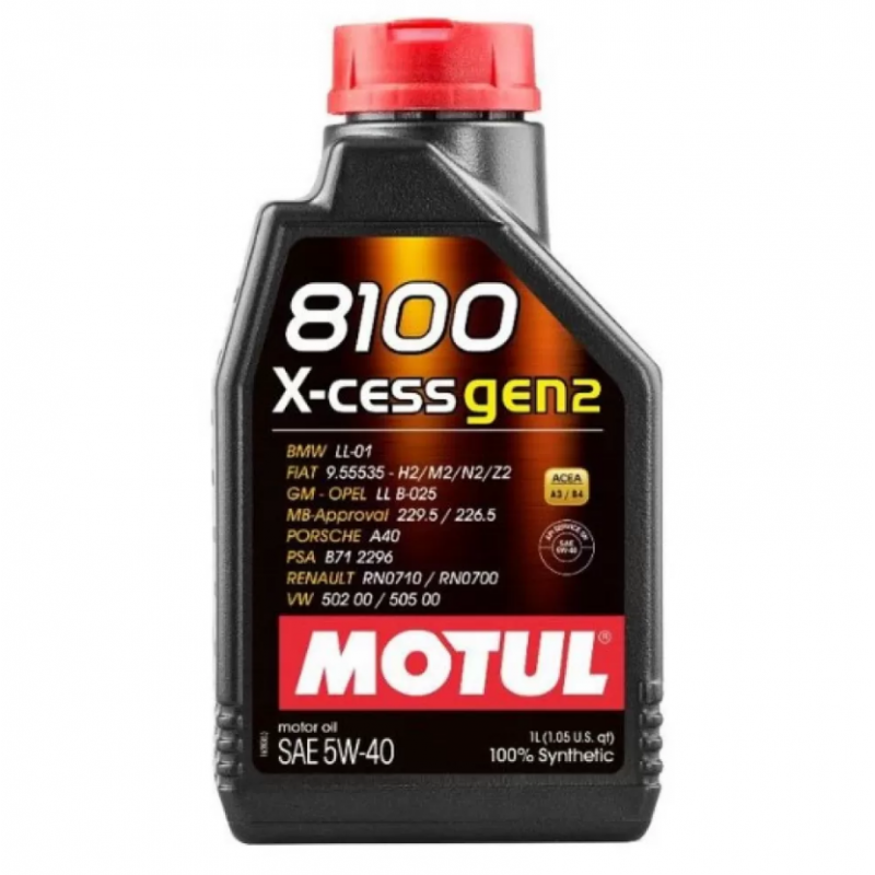 Двигателно масло Motul 8100 X-CESS GEN2 5W40 1L