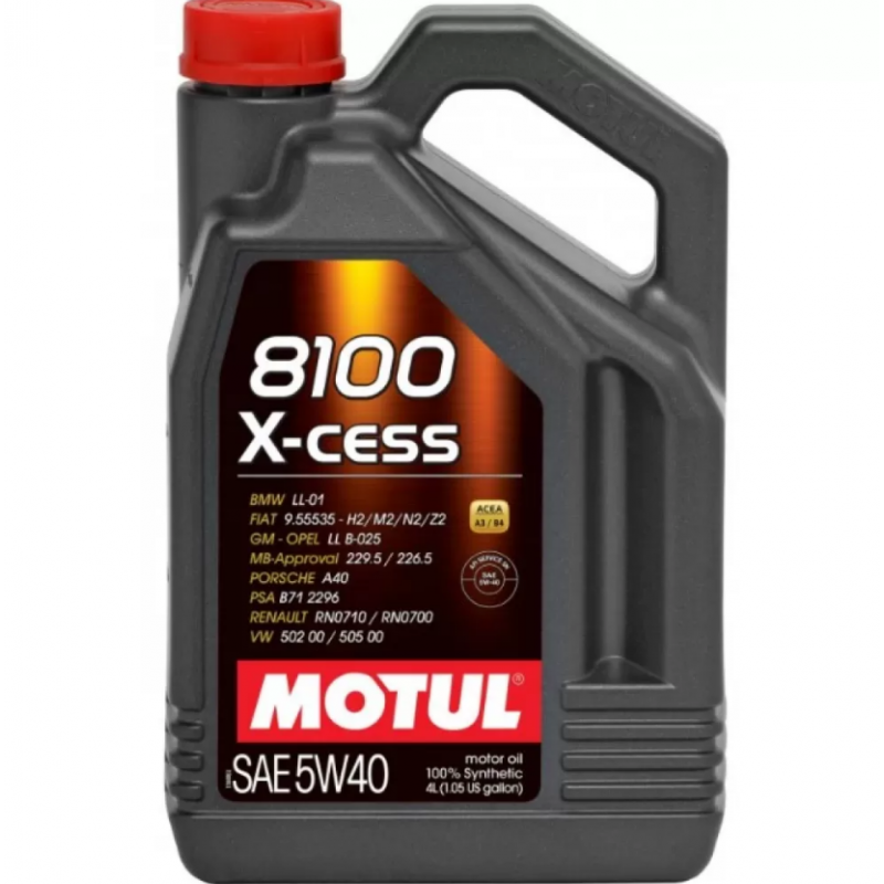 Двигателно масло Motul 8100 X-CESS GEN2 5W40 4L