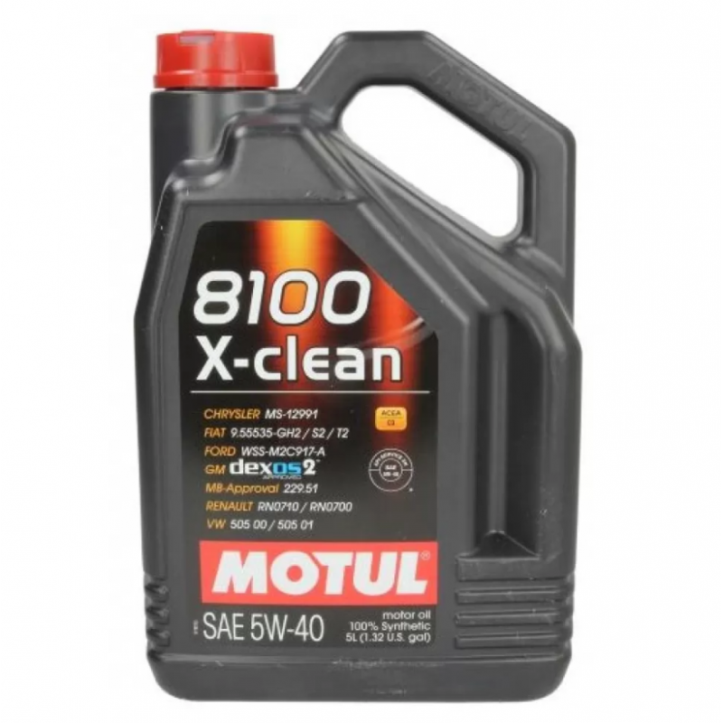 Двигателно масло Motul 8100 X-CLEAN 5W40 C3 5L