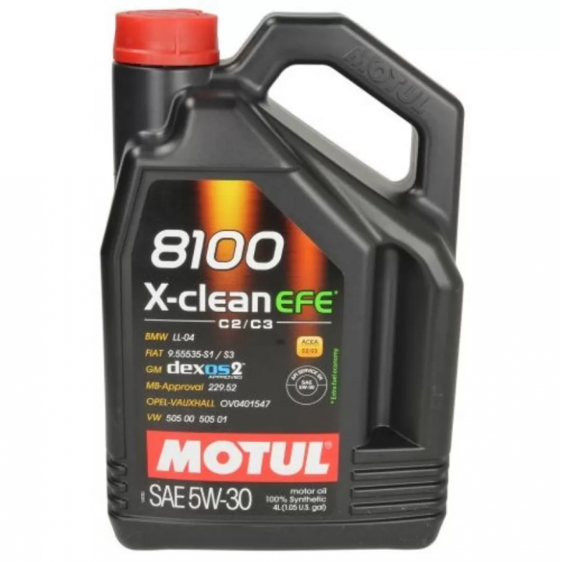 Двигателно масло Motul 8100 X-CLEAN EFE 5W30 4L