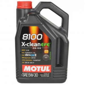 Двигателно масло Motul 8100 X-CLEAN EFE 5W30 5L