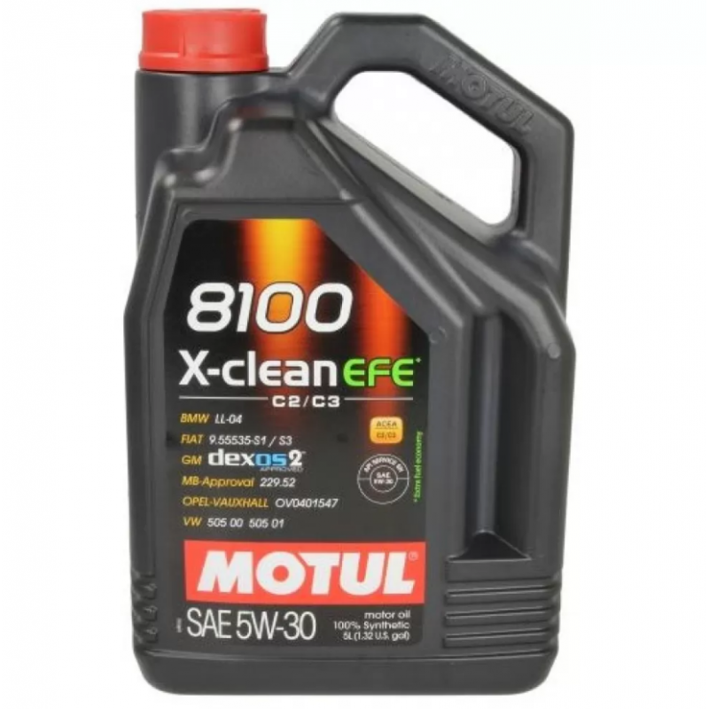 Двигателно масло Motul 8100 X-CLEAN EFE 5W30 5L