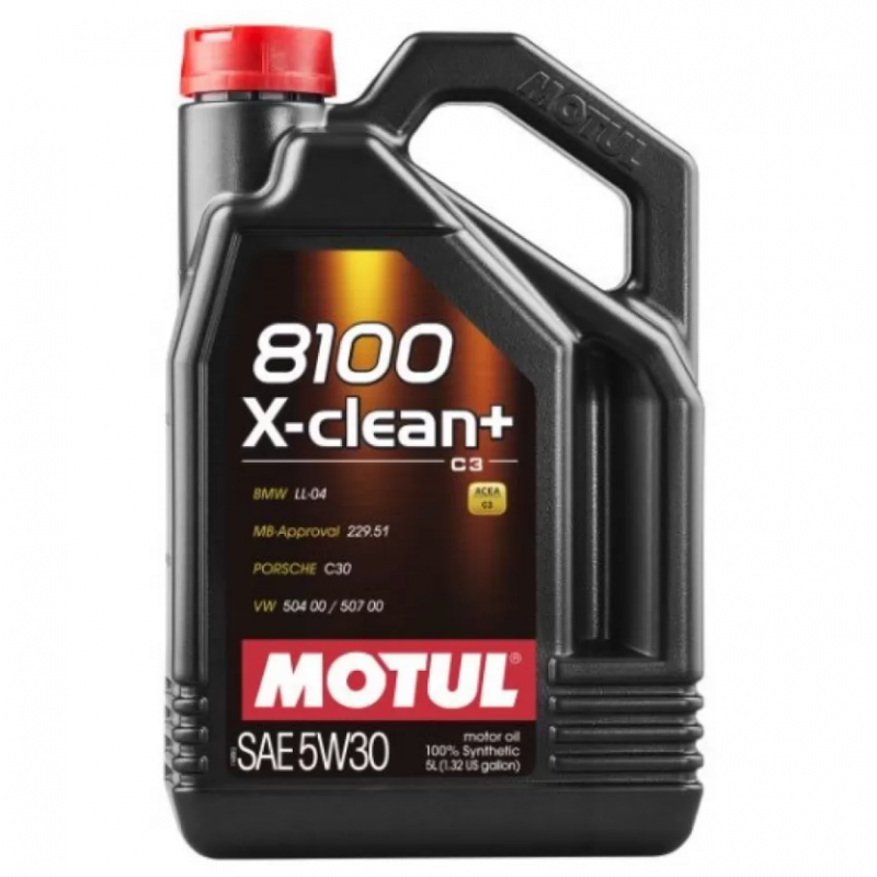 Двигателно масло Motul 8100 X-CLEAN+ 5W30 5L