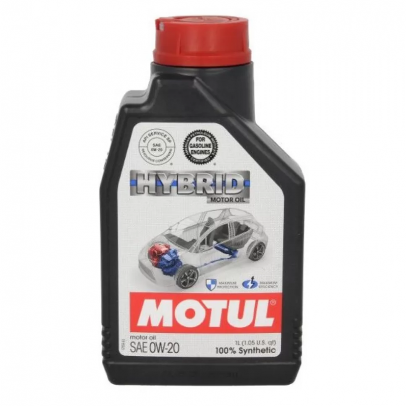 Двигателно масло Motul HYBRID 0W20 1L