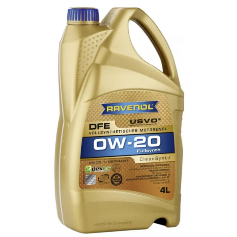 Двигателно масло Ravenol DFE 0W20 4L