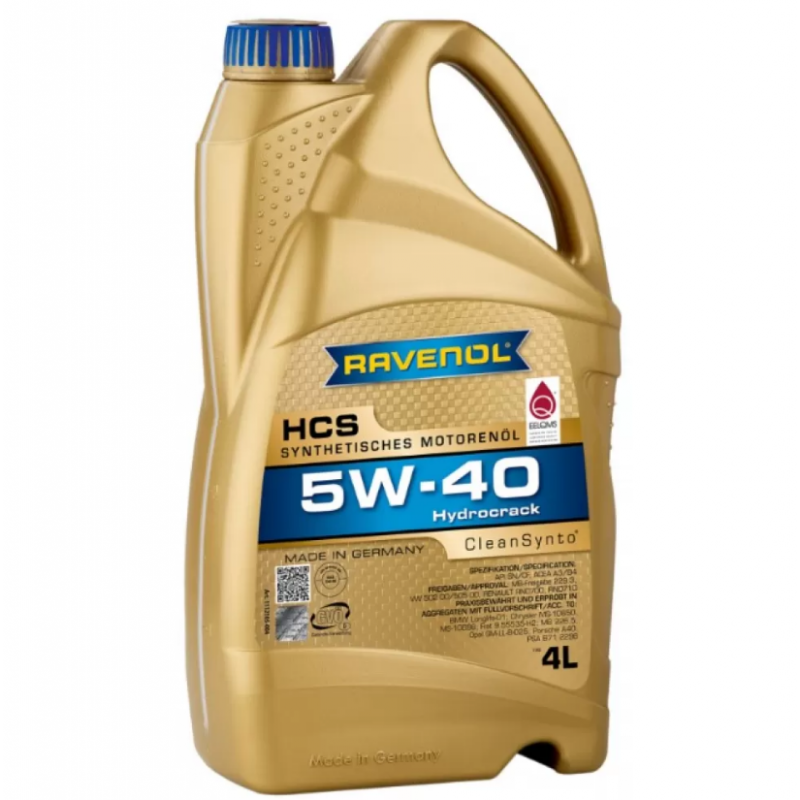 Двигателно масло Ravenol HCS 5W40 4L
