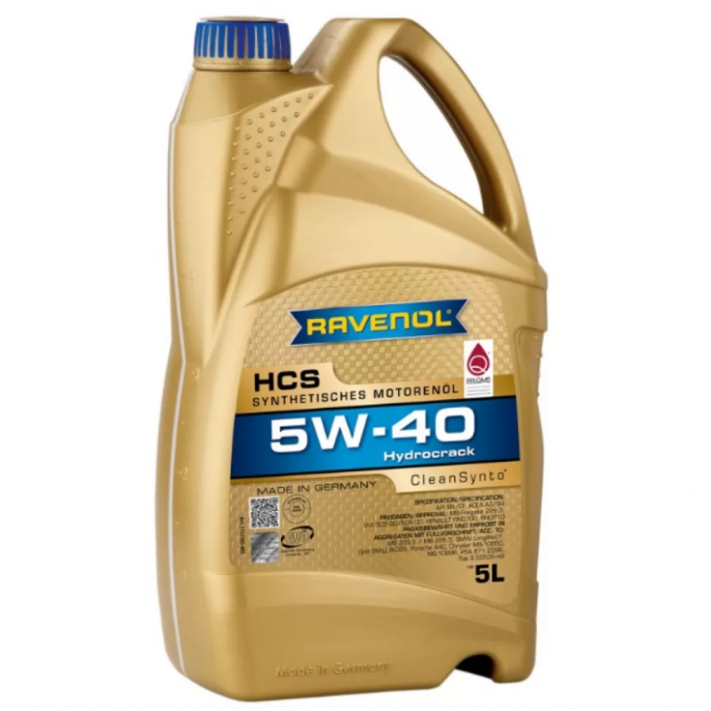 Двигателно масло Ravenol HCS 5W40 5L