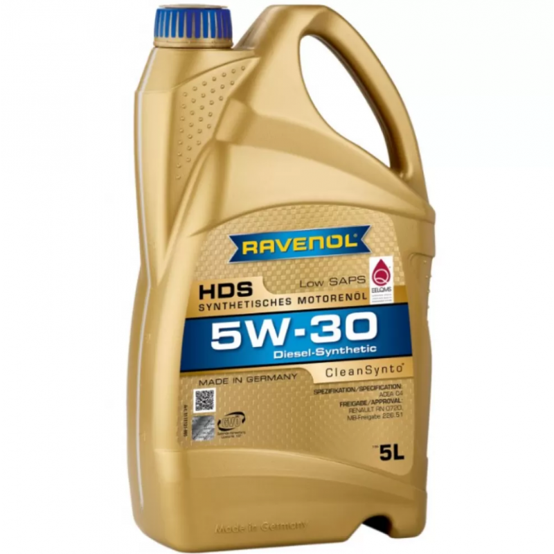 Двигателно масло Ravenol HDS Hydrocrack Diesel Specific 5W30 5L