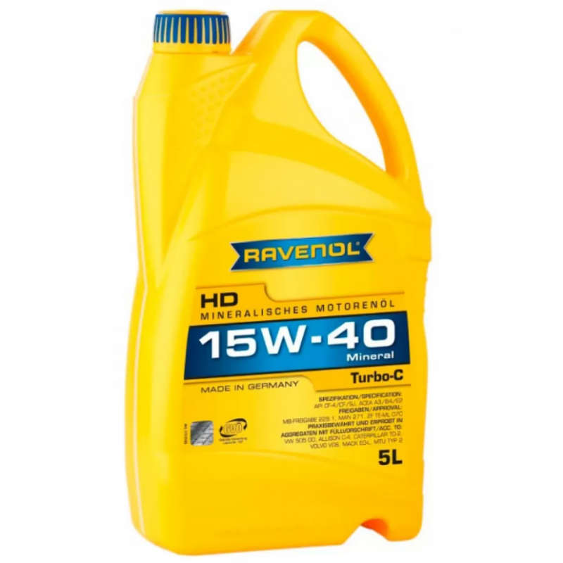 Двигателно масло Ravenol Turbo-C HD-C 15W40 5L