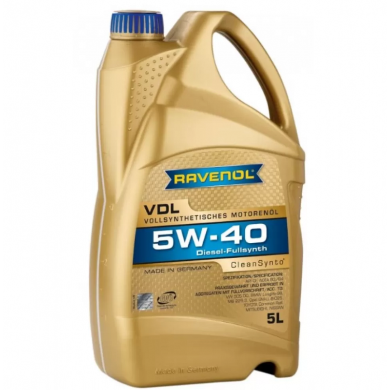 Двигателно масло Ravenol VDL 5W40 5L
